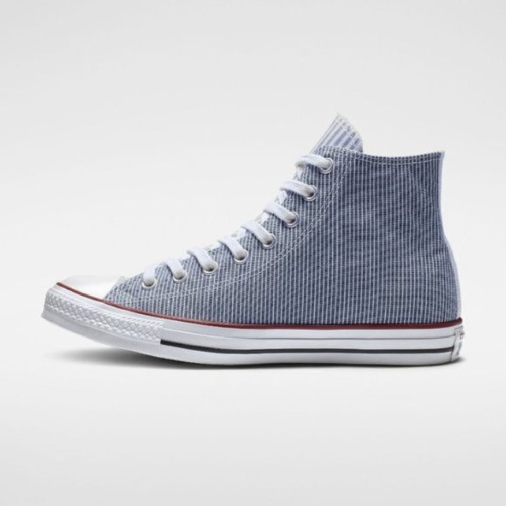 Chuck Taylor Converse Striped Unisex High Tops 12 - Picture 5 of 5